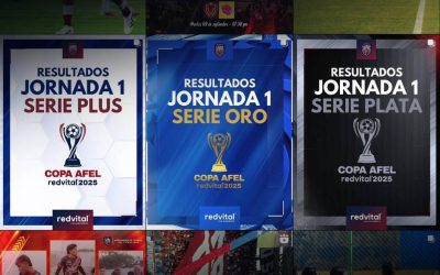 La Copa AFEL REDVITAL 2025 arrancó su primera jornada con partidos emocionantes